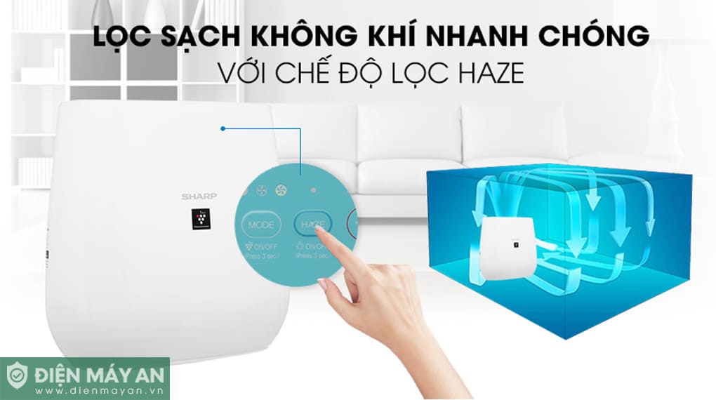 Máy lọc không khí Sharp FP-J30E-A 50W